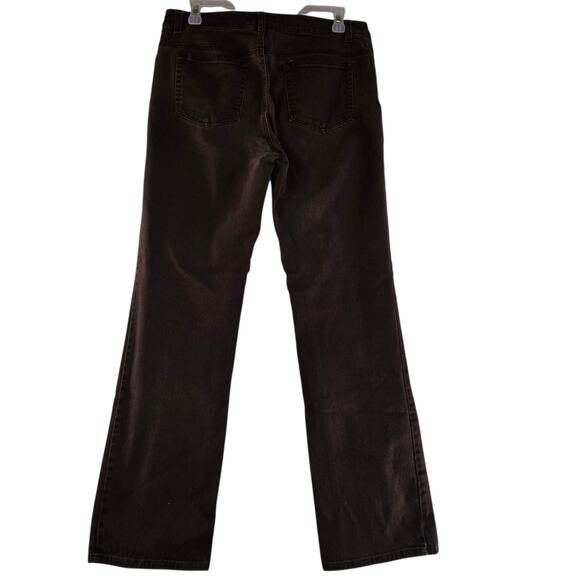 Jones New York with Shape Control Stretch Brown Pants Women's Size 8 - Picture 2 of 8